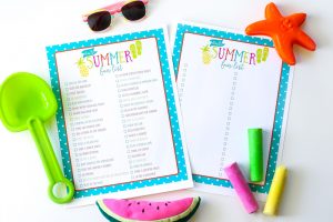 Get ready for lots of fun as a family with this Summer Fun List