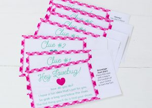 Printable Lovebug Scavenger Hunt with FREE printable clues by The Littles & Me