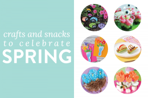 12 Crafts and Snacks to Celebrate Spring on The Littles and Me