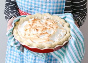 Best Ever Lilly Rose Chocolate Pie by The Littles & Me | A Family Recipe for the BEST chocolate pie ever passed down a few generations. A HUGE crowd pleaser!