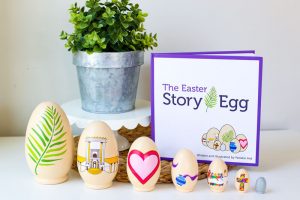 Sharing all about Our Favorite Tool to Teach Kids the True Meaning of Easter on The Littles and Me | www.thelittlesandme.com