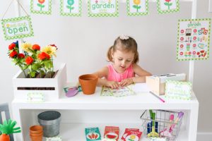 All you need to set up a Garden Shop Pretend Play area!