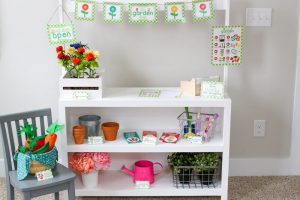 All you need to set up a Garden Shop Pretend Play area!