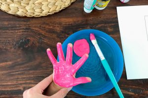 You're One in a Melon DIY Watermelon Card Tutorial with FREE printable by The Littles & Me