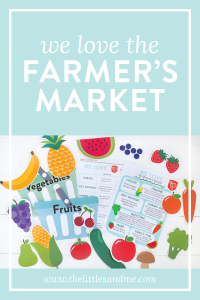 Farmer's Market Themed Activities for Preschoolers