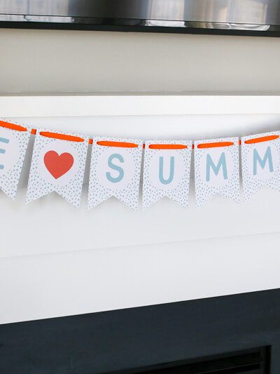 Say hello to summer with a fun and simple Welcome Summer Party. Tips and tricks to surprise your kiddos plus a FREE printable We Love Summer Banner!