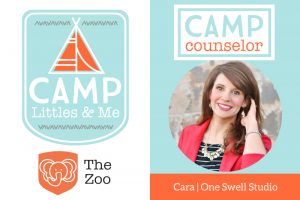 Cara from One Swell Studio shares how to make the cutest Pretend Play Zookeeper Station as part of Camp Littles and Me!