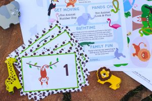 Zoo Themed Kids Activities with free printables and a full supplies list. Perfect to do with kids this summer! Includes FREE Printables