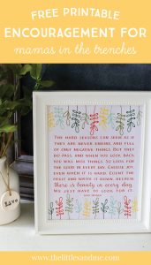Mama Behind the Squares Interview with Keri from Kerilynnsnyder.com | Includes FREE Printable encouraging art print
