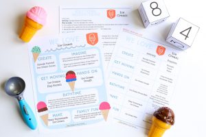 Ice Cream Themed Kids Activities. Fun and simple ideas with FREE Printables!