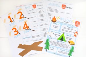 Camping Themed Kids Activities with FREE Printables!