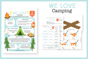 Camping Themed Kids Activities with FREE Printables!
