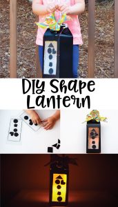 DIY Shape Lantern by Little Tiny Learner on The Littles and Me