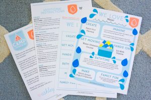 Celebrate SUMMER with these easy and fun water themed Kids Activities (includes FREE printables!)