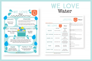 Celebrate SUMMER with these easy and fun water themed Kids Activities (includes FREE printables!)