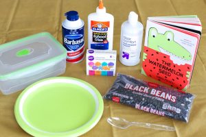 Learn how to make this super easy 3 ingredient Watermelon Slime. It's the perfect sensory activity to pair with the darling book The Watermelon Seed!