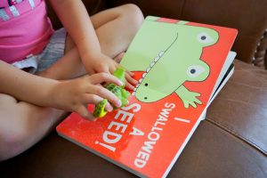 Learn how to make this super easy 3 ingredient Watermelon Slime. It's the perfect sensory activity to pair with the darling book The Watermelon Seed!