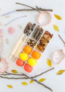 Get ready to have fun with your kiddos and welcome Fall with this Allergy Friendly Play Dough Kit. It's the perfect activity for a Fall play date!