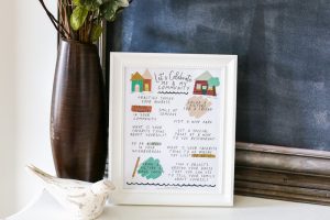Simple ideas to spend time with your kids! FREE Print that's all about celebrating your child and the community you live in. Perfect for Preschool at Home. Let's Celebrate Me and My Community!