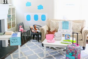 Get ready to pretend, play and fly away to a far away land with your little pilot. Learn how to create a Pretend Play Airport in 3 easy steps.