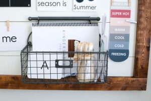 How to build a Farmhouse Inspired Shiplap Circle Time Board (download the FREE printables to make your own!)