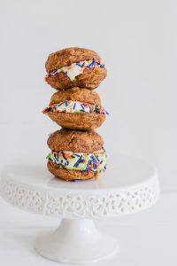 These Pumpkin Snickerdoodle Halloween Ice Cream Sandwiches are perfect for a Fall family night or any time in between.