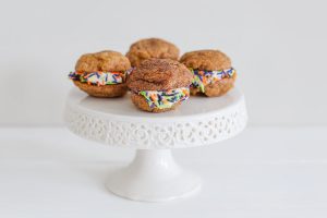 These Pumpkin Snickerdoodle Halloween Ice Cream Sandwiches are perfect for a Fall family night or any time in between.