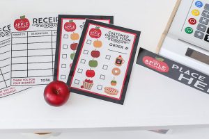 Create a Pretend Play Apple Orchard right in your living room for lots of Fall themed imagination and play. It’s such a fun seasonal activity for kids of all ages!