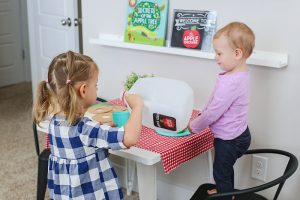 Create a Pretend Play Apple Orchard right in your living room for lots of Fall themed imagination and play. It’s such a fun seasonal activity for kids of all ages!