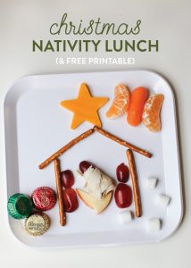 The Christmas Story Nativity Lunch (+ FREE Printable Scriptures to Read Aloud)
