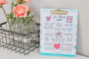 Get ready to celebrate Valentine's with this FREE Printable Let's Celebrate Love Family Activity List. Perfect way to teach your kiddos about the true meaning of LOVE and create fun memories together.
