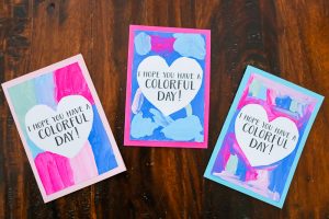 Looking for a fun and personalized card that is sure to brighten someone's day? This simple Valentine's Day card for kids to make is perfect for Valentine's Day, grandparents day, a birthday, or any day in between!
