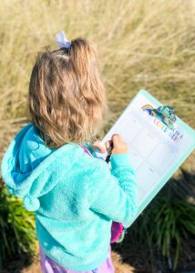 A Color Scavenger Hunt is the perfect way to get outside and explore nature with your kids. Invite your kids to explore outside (or inside!) with this simple activity. The FREE Printable makes it easy to just print and go!