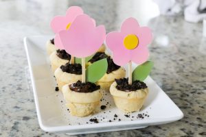 You know what they say...April showers bring May flowers! Get ready to celebrate SPRING with these darling Spring Flower Pot Cookies. Includes FREE printable template to make the flowers.
