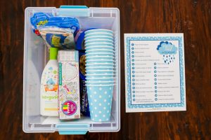 Add a little bit of sunshine to a rainy day by creating a Rainy Day Box ahead of time. It’s full of simple and creative ideas for a fun filled day at home. Includes FREE printables so you can make your own Rainy Day Box + a list of 25 Rainy Day Activities for Kids.