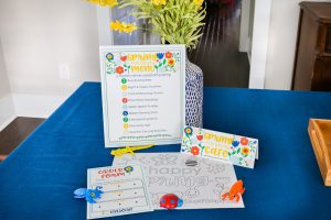 Looking for an out of the box family night activity for Spring? This Spring Mystery Dinner Family Night Activity is a favorite. Your kids will love getting a silly menu and a mixed up dinner surprise. Step by step instructions + FREE Printables so you can easily create lots of laughter and a special memory with your family at home.
