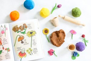 Want to add some pizzazz to your play dough creations? This easy DIY Flower Pot Play Dough Kit is perfect for kids of all ages and so easy to put together. This kit encourages open ended play and imagination as kids build and decorate with the supplies in the box. It would also make the perfect birthday gift for the budding artist in your life.