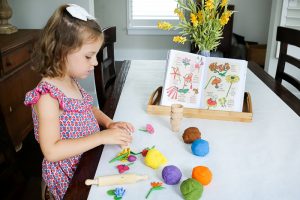 Want to add some pizzazz to your play dough creations? This easy DIY Flower Pot Play Dough Kit is perfect for kids of all ages and so easy to put together. This kit encourages open ended play and imagination as kids build and decorate with the supplies in the box. It would also make the perfect birthday gift for the budding artist in your life.