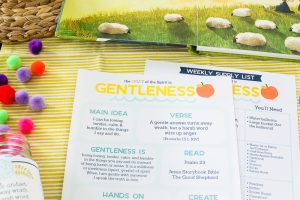 Looking for ways to point your kids to Jesus? The Fruit of the Spirit is GENTLENESS Kids Activities pack is full of simple ideas to teach kids what gentleness is in an engaging way. This hands on study of Galatians 5:22-23 is aimed to help your family connect, play, learn, and grow in God’s Word together.