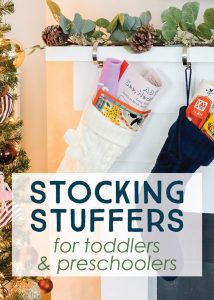 If you're looking to replace cheap dollar spot toys and gadgets and fill your stocking with a couple of high quality items then you're in good company! Here's our Favorite Stocking Stuffers for Toddlers and Preschoolers that aren't going to get thrown away the week after Christmas.