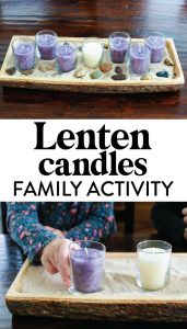 This Lenten Candles Family Activity is a simple, yet profound way to walk through Lent as a family and prepare your hearts for the hope of Easter.