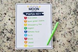 This Love You to the Moon and Back Valentine's Day Family Mystery Dinner is sure to become a family favorite. Your kids will love getting a silly menu and a mixed up dinner surprise. With step by step instructions + FREE Printables you’ll easily be able to create lots of laughter and a special memory with your family at home.