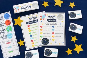 This Love You to the Moon and Back Valentine's Day Family Mystery Dinner is sure to become a family favorite. Your kids will love getting a silly menu and a mixed up dinner surprise. With step by step instructions + FREE Printables you’ll easily be able to create lots of laughter and a special memory with your family at home.